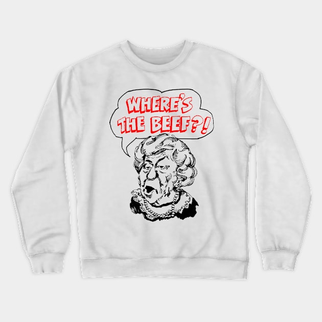 Where's The Beef Crewneck Sweatshirt by dive such